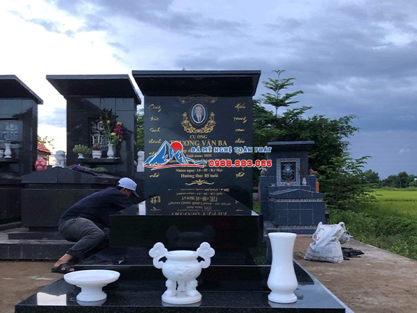 Mộ đá hoa cương đẹp Mộ đá hoa cương đẹp